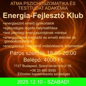 Energiafejlesztő Klub 2025.12.10.